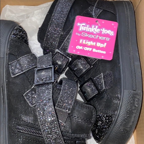 LIMITED EDITION TWINKLE TOES SKECHERS SIZE 11 - Picture 3 of 4